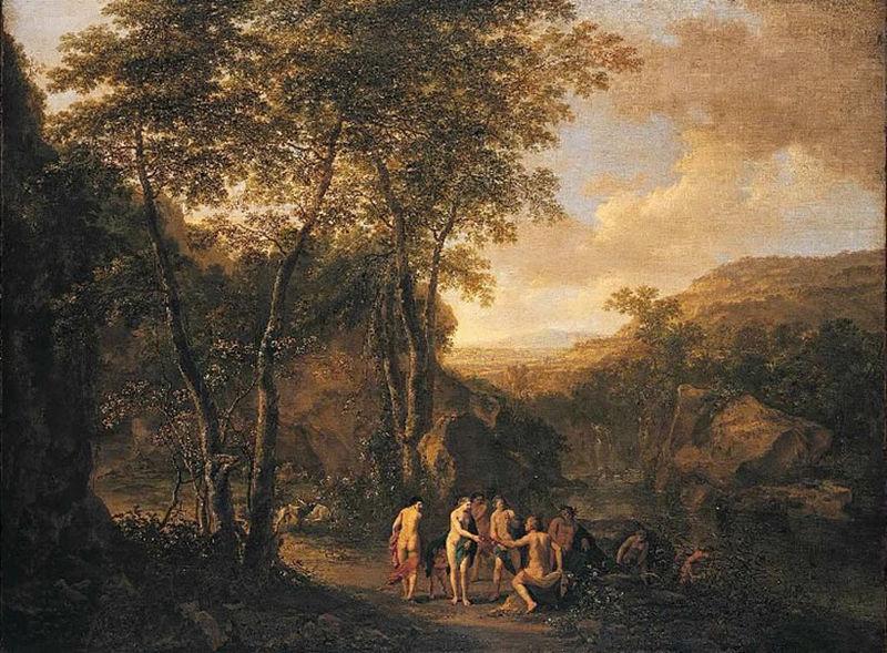 Jan Both Landscape with the Judgement of Paris